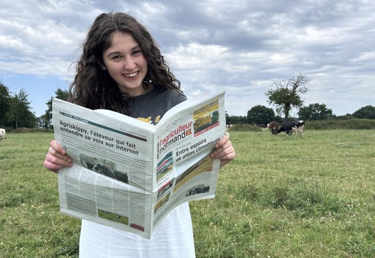 Maïka Brohier, étudiante à Carentan-les-Marais, au lycée Sivard-de-Beaulieu, a l'envie de devenir journaliste.