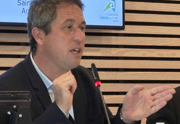 François Rihouet, élu président de la Chambre d'agriculture en mars 2025.