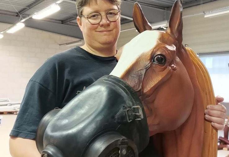 Vétérinaire, Christel Berghe est une passionnée d'histoire.