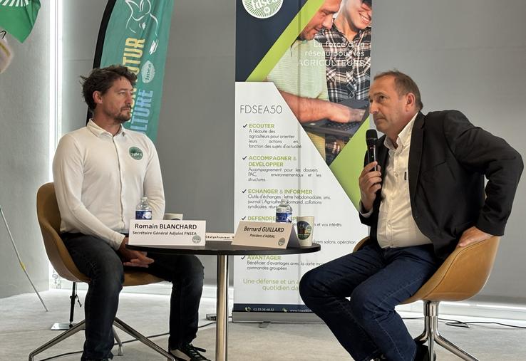 À la FDSEA, la table ronde a permis aux responsables agricoles, syndicaux et politiques d'échanger sur les relations qu'ils entretiennent entre eux.