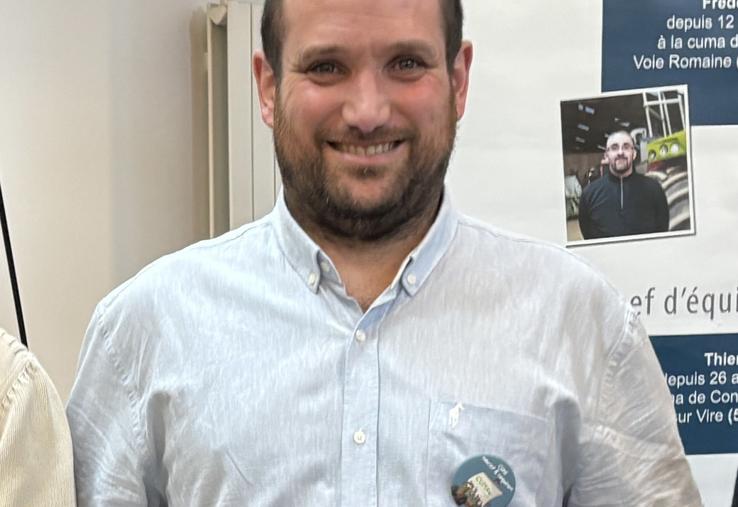 Rodolphe Lormelet, président de la fédération régionale des Cuma Normandie Ouest