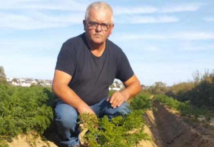 "Nous allons donc perdre des hectares de production l'année prochaine", affirme  Luc Leblond maraîcher FDSEA section des légumiers
