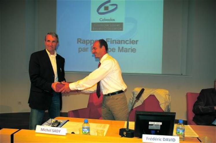 Remerciements à Gérard Renouf (Bessin) qui quitte le conseil d’administration après 21 ans de services.