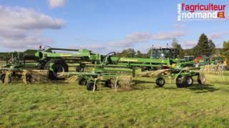 Preview image for the video "KRONE Swadro 2000 andaineur le plus large".